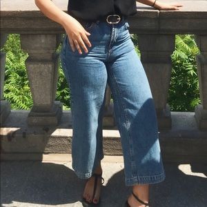 🌸5/$40🌸 Topshop Moto Flare High Rise Crop Jeans Size 25